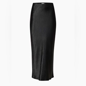 Babaton Slip Satin Maxi Skirt